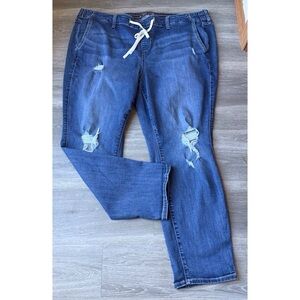 Torrid Distressed Pull On Boyfriend Straight Jeans Size 3X